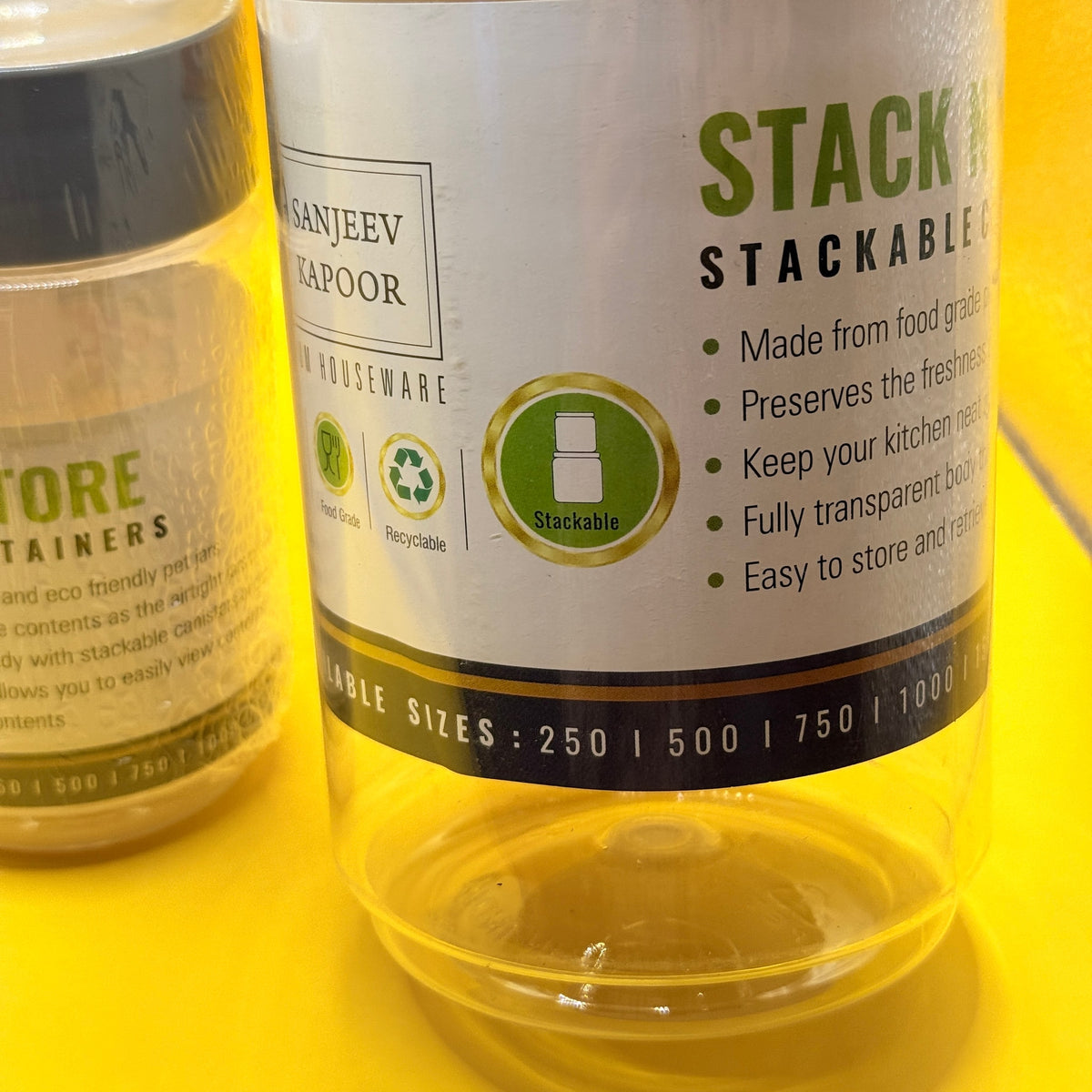 Sanjeev Kapoor Stack N Store Storage Containers