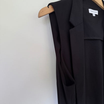 Table Eight Sleeveless Full Length Belted Blazer - Size 16