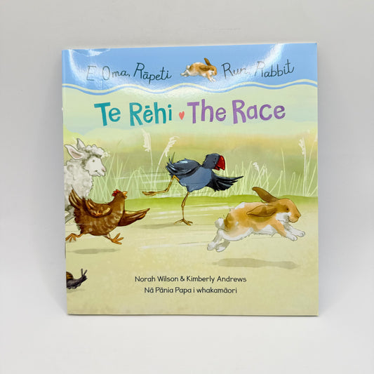 Run, Rabbit | The Race   E Oma, Rāpeti | Te Rehi (Bilingual Edition) by Norah Wilson & Kimberly Andrews