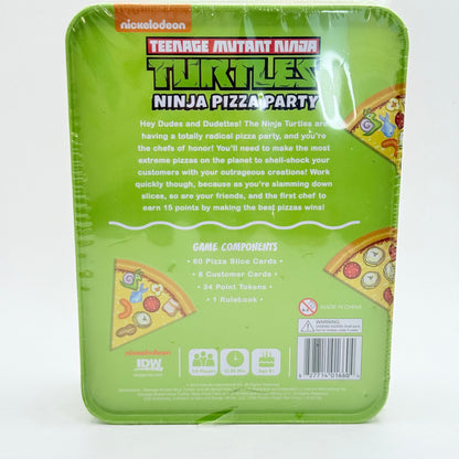 Teenage Mutant Ninja Turtles Ninja Pizza Party Card Game Tin