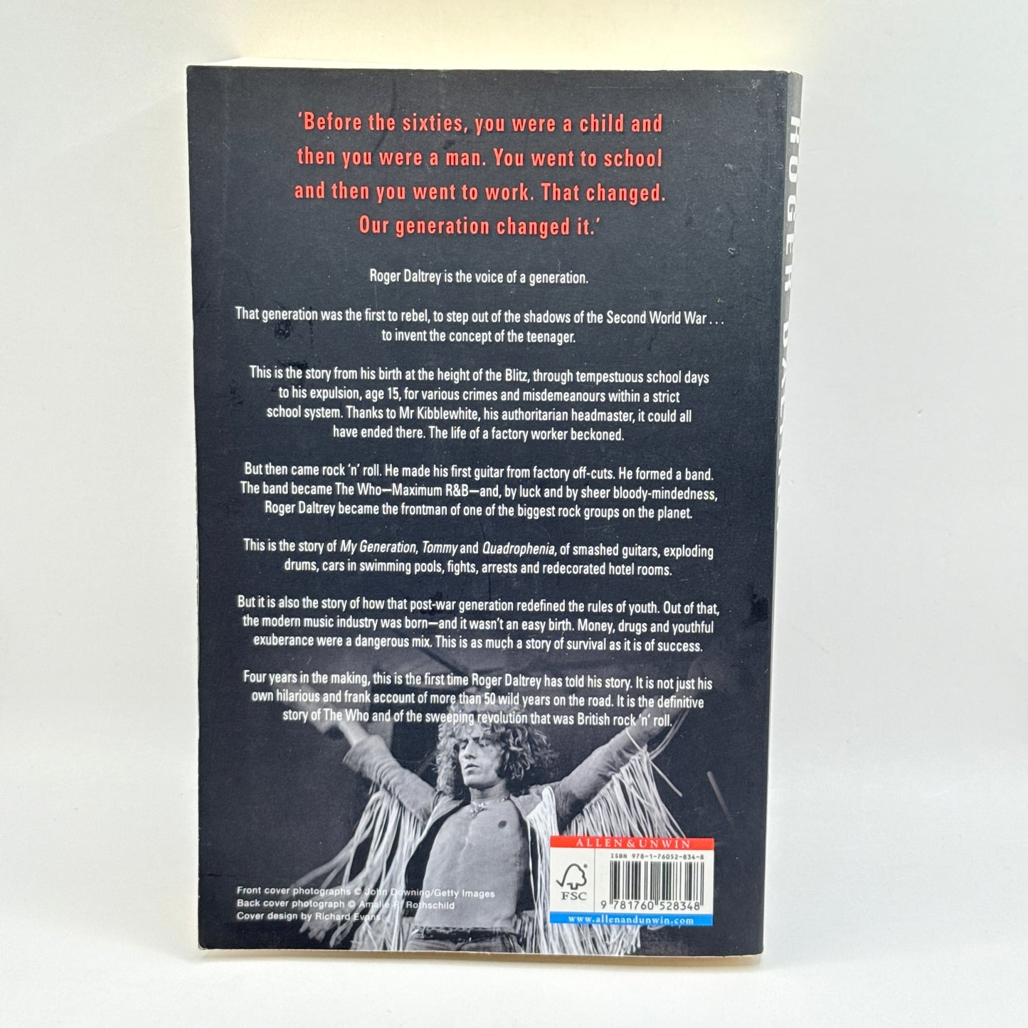 Thanks a Lot Mr Kibblewhite My Story by Roger Daltrey