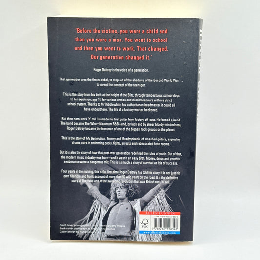 Thanks a Lot Mr Kibblewhite My Story by Roger Daltrey