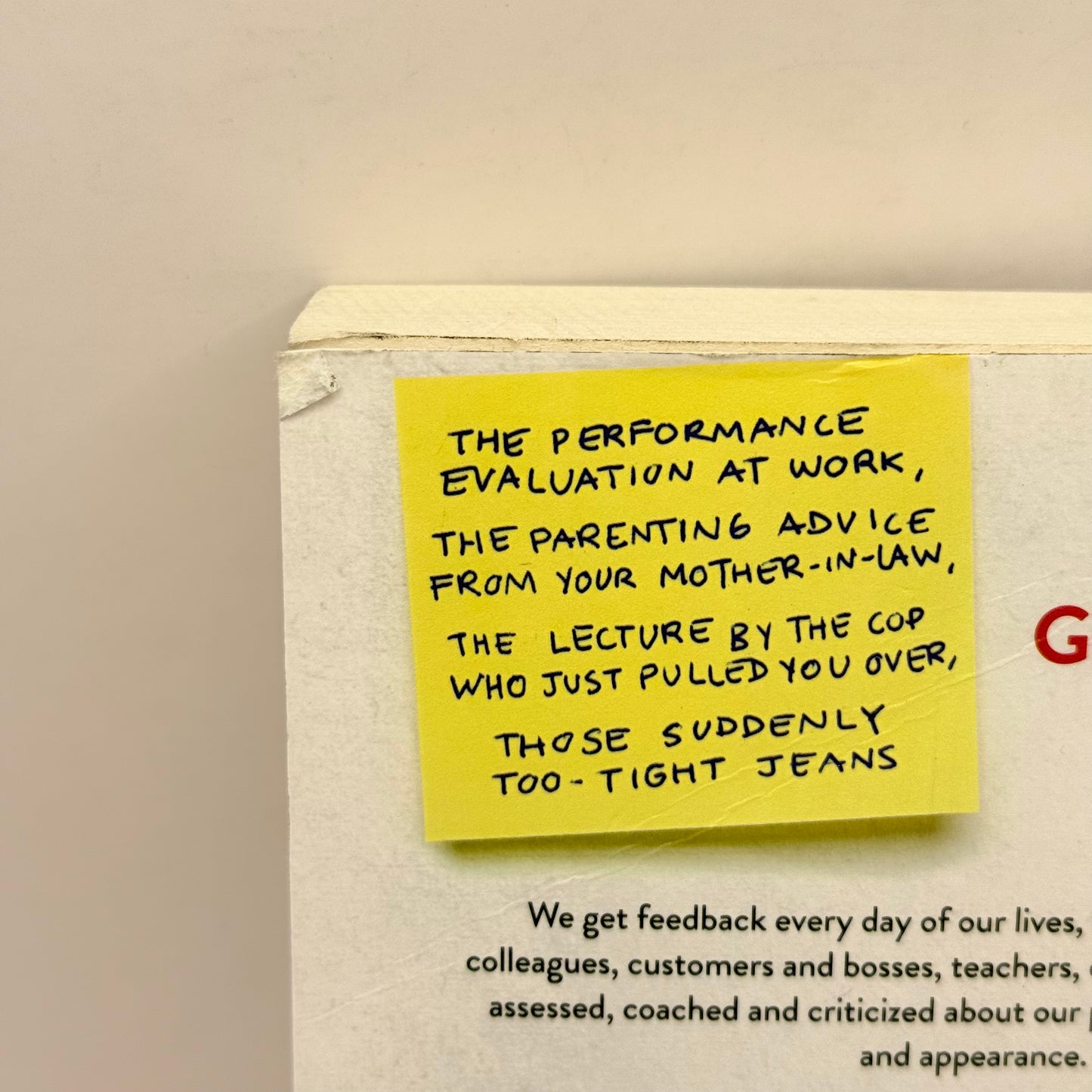 Thanks for the Feedback by Douglas Stone & Sheila Heen