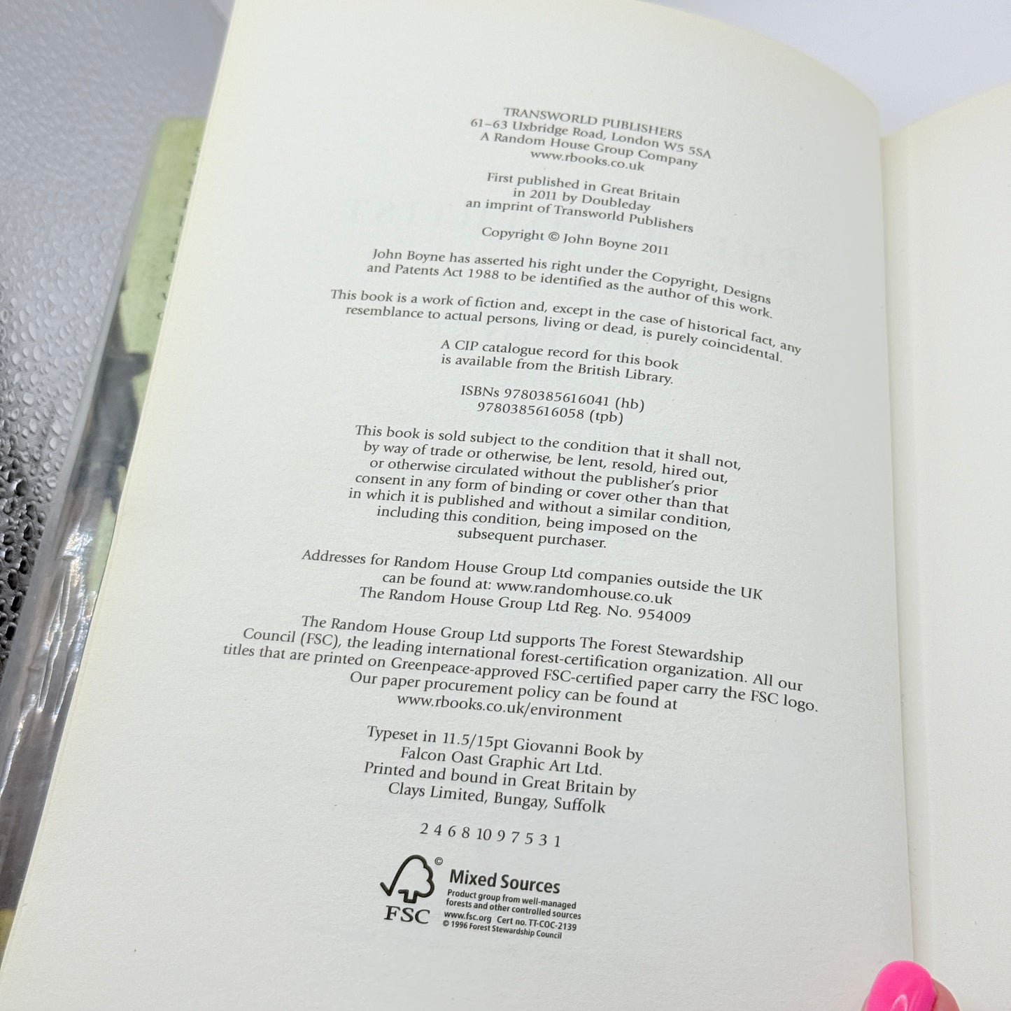 The Absolutist by John Boyne