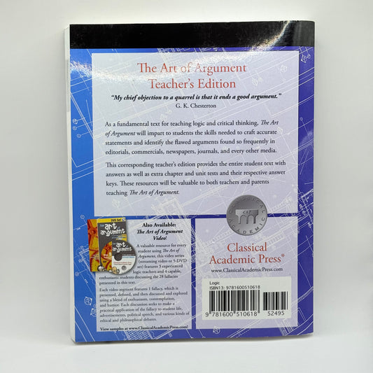 The Art of Argument (Teacher's Edition)