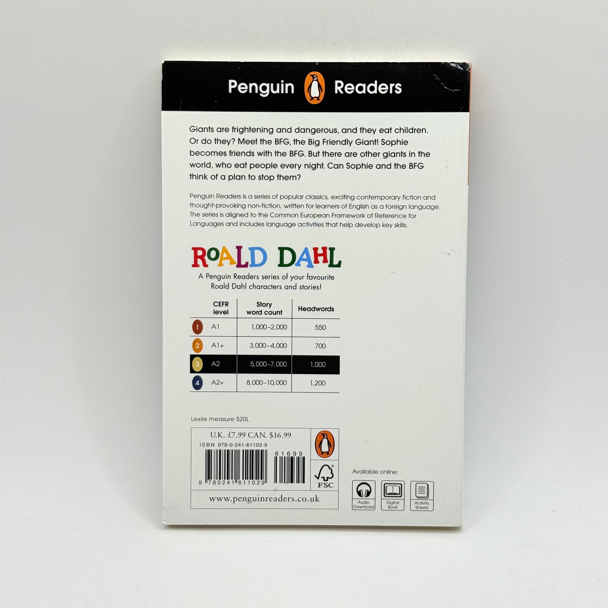 The bfg (penguin readers) by roald dahl - print books what’s new printed media
