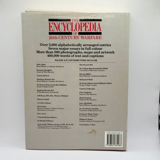 The Encyclopedia of 20th Century Warfare by Dr Noble Frankland