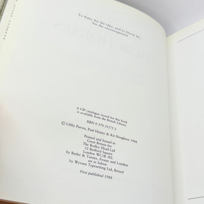 The English and Their Horses by Libby Purves & Paul Heiney