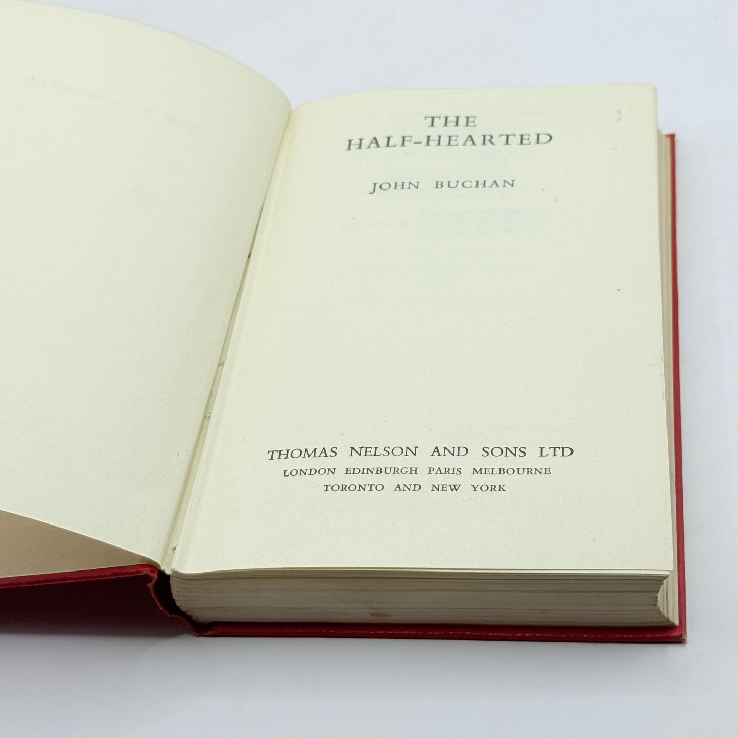 The Half-Hearted by John Buchan (1950)