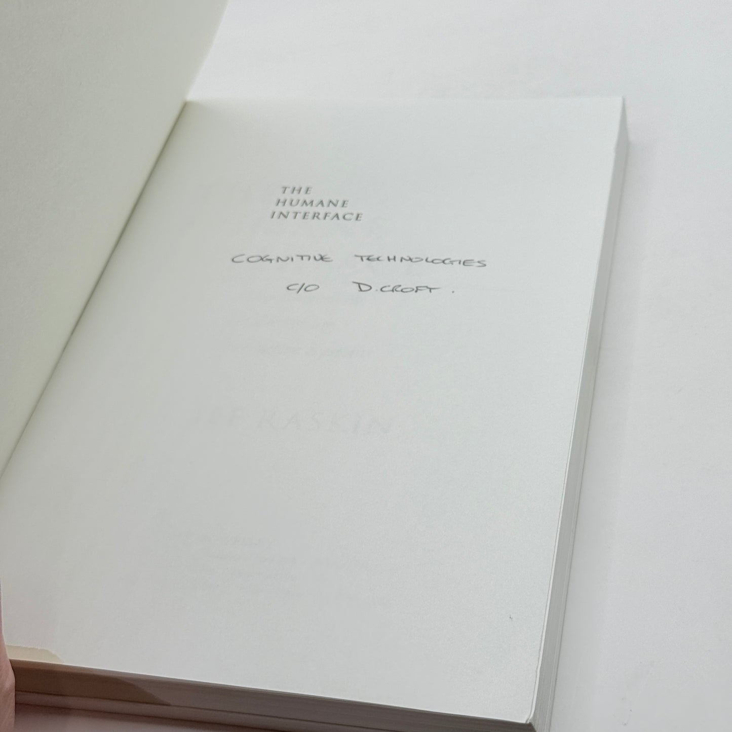 The Humane Interface: New Directions for Designing Interactive Systems by Jef Raskin