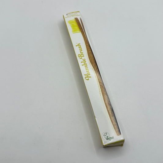 The humble co. Adult soft toothbrush yellow - manual toothbrushes original photo - what’s new health and wellness