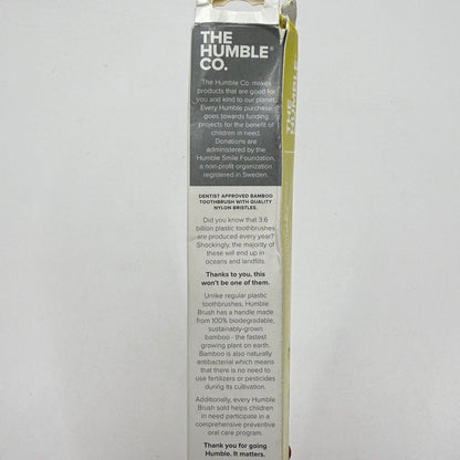 The humble co. Adult soft toothbrush yellow - manual toothbrushes original photo - what’s new health and wellness