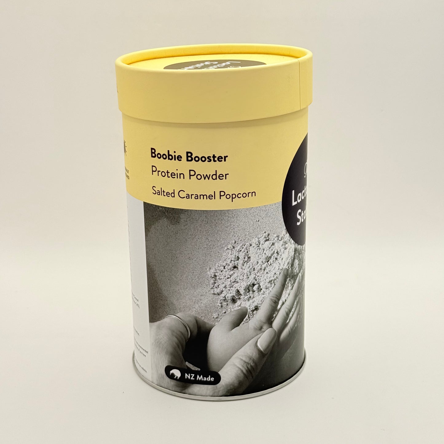 The Lactation Station Boobie Booster Protein Powder (Salted Caramel Popcorn, 500g)