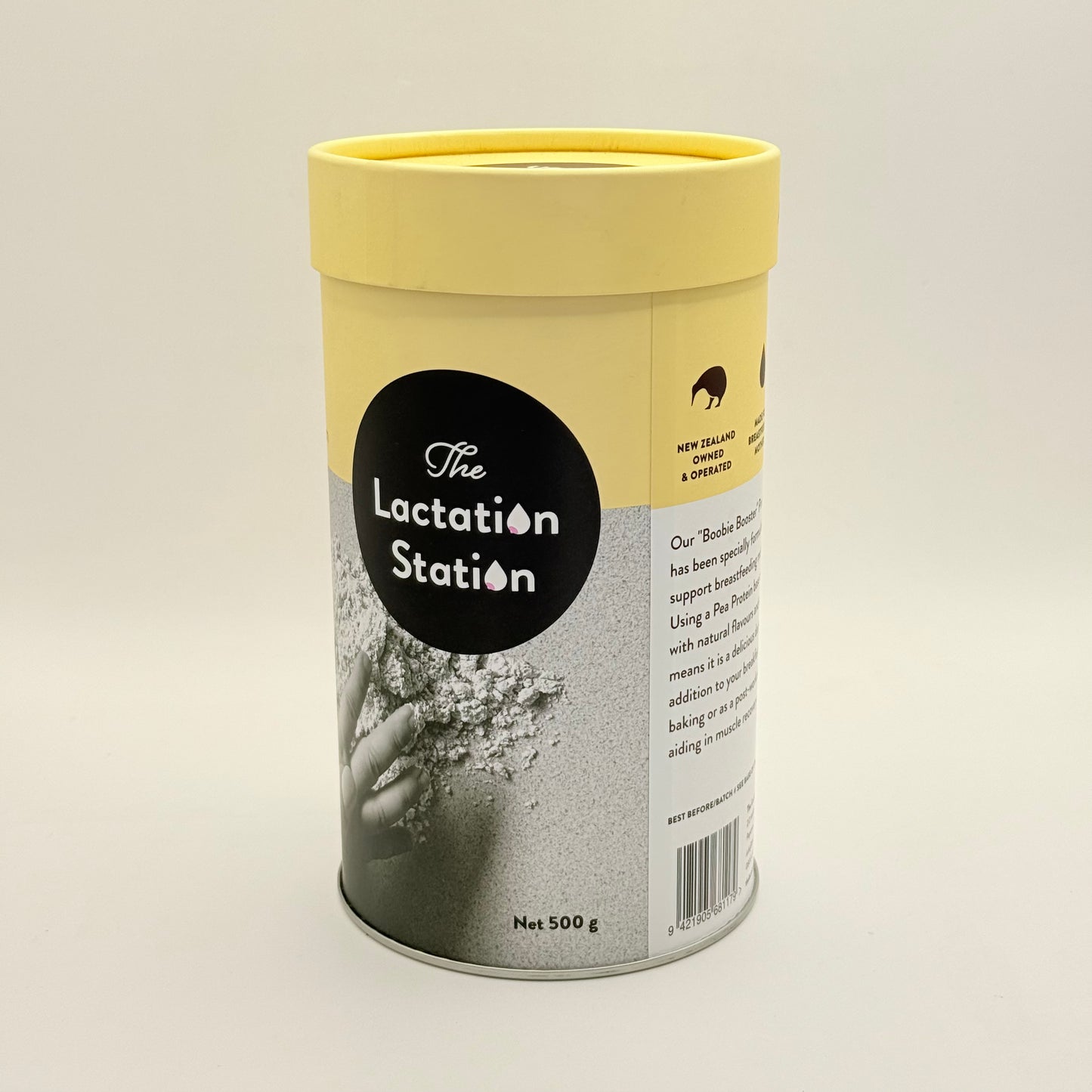 The Lactation Station Boobie Booster Protein Powder (Salted Caramel Popcorn, 500g)