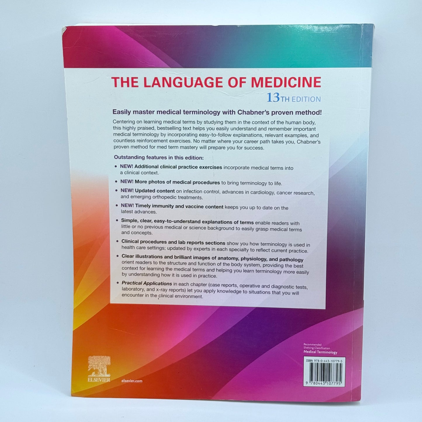 The Language of Medicine 13th Ed. by Davi-Ellen Chabner