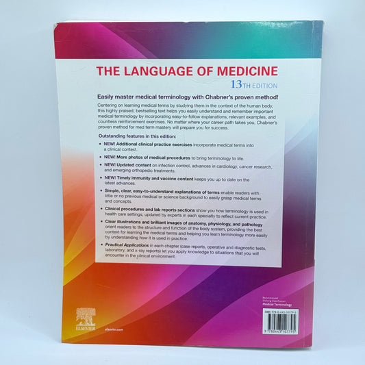 The Language of Medicine 13th Ed. by Davi-Ellen Chabner