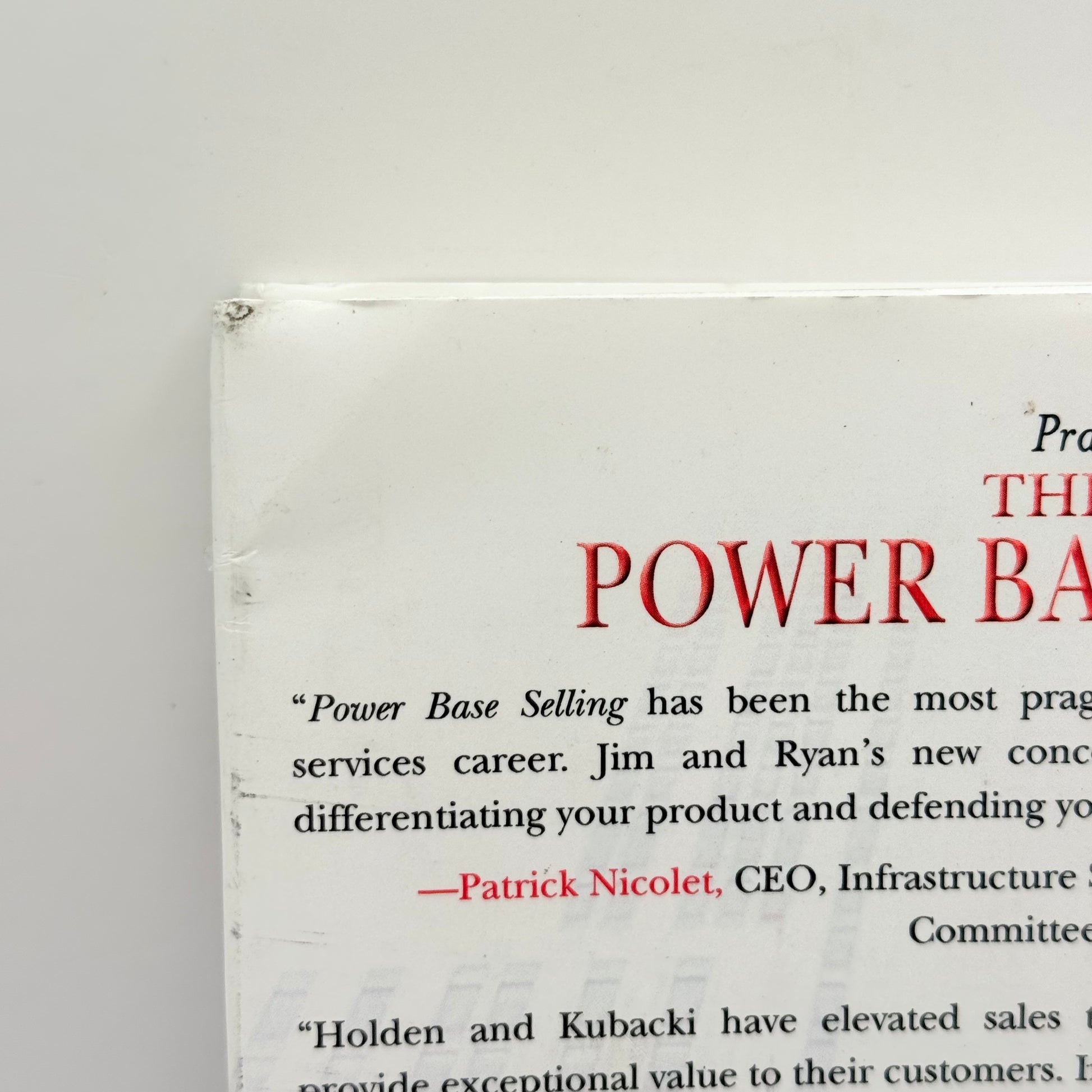 The new power base selling by jim holden & ryan kubacki - print books what’s new printed media