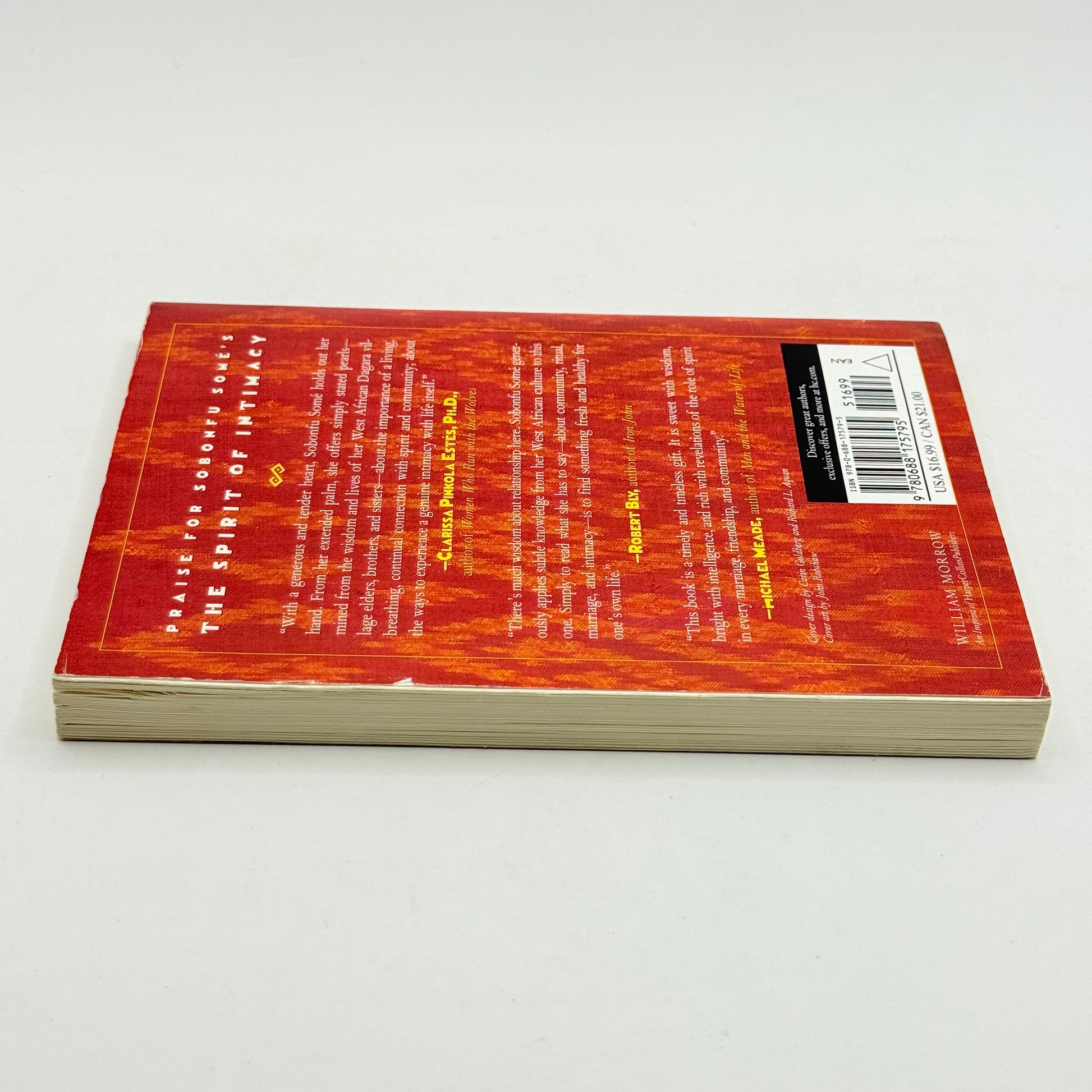 The spirit of intimacy ancient african teachings in the ways of relationships by sobonfu somé - print books condition: