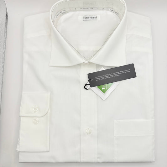 The Standard Long Sleeve Shirt - White - Size Medium