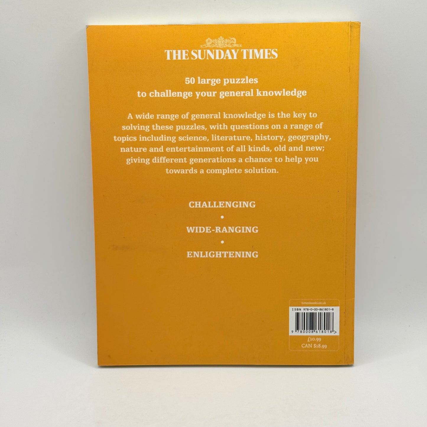 The Sunday Times Jumbo General Knowledge Crossword Book 5