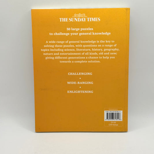 The Sunday Times Jumbo General Knowledge Crossword Book 5