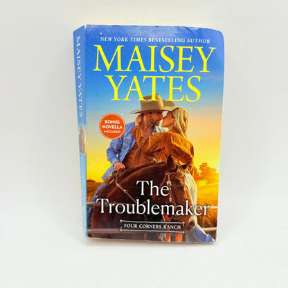 The troublemaker by maisey yates - print books condition: used - what’s new printed media
