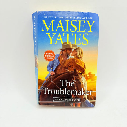 The troublemaker by maisey yates - print books condition: used - what’s new printed media
