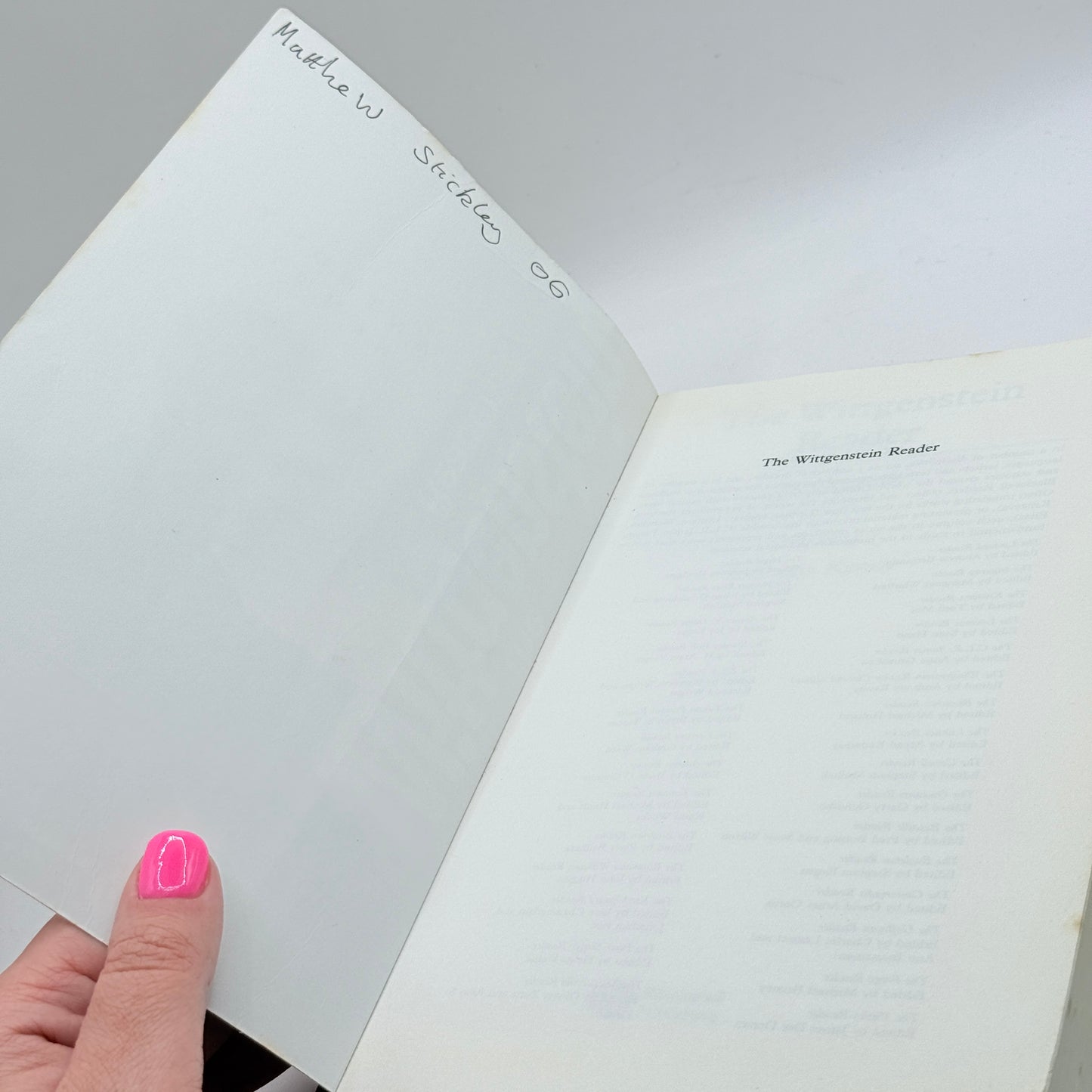 The Wittgenstein Reader by Anthony Kenny