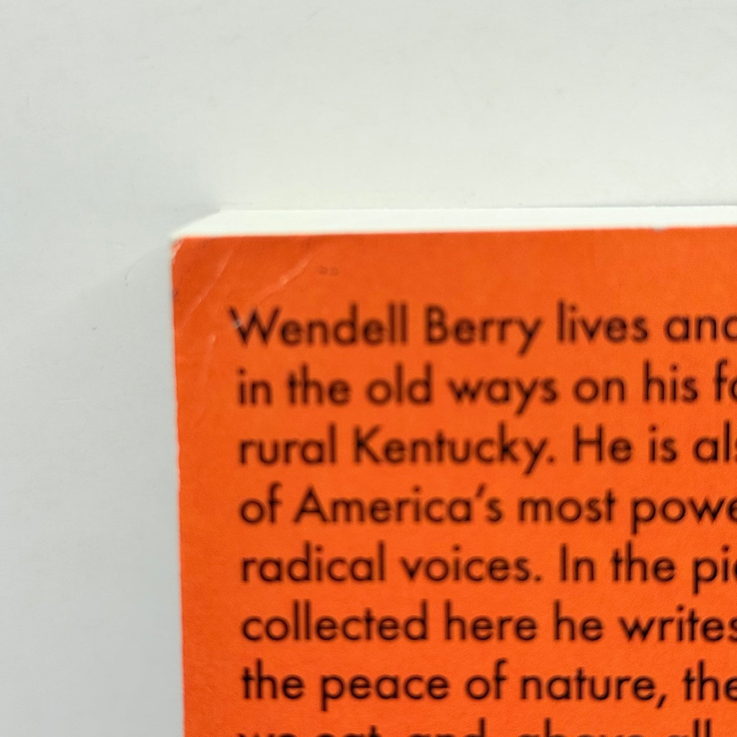 The World-Ending Fire by Wendell Berry