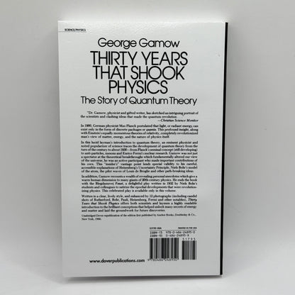 Thirty Years That Shook Physics The Story of Quantum Theory by George Gamow