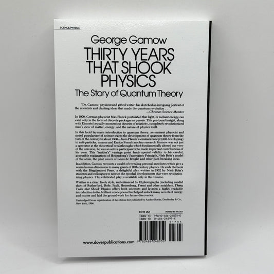 Thirty Years That Shook Physics The Story of Quantum Theory by George Gamow