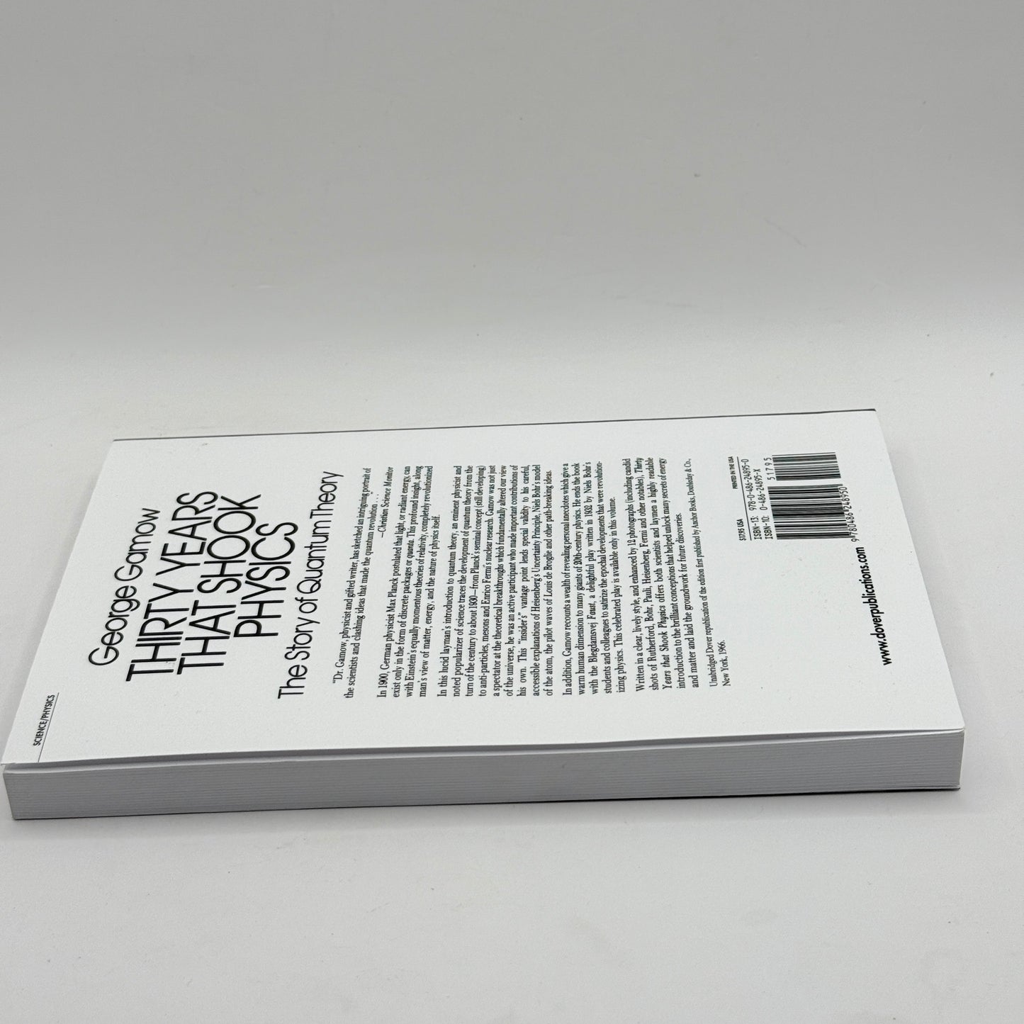 Thirty Years That Shook Physics The Story of Quantum Theory by George Gamow