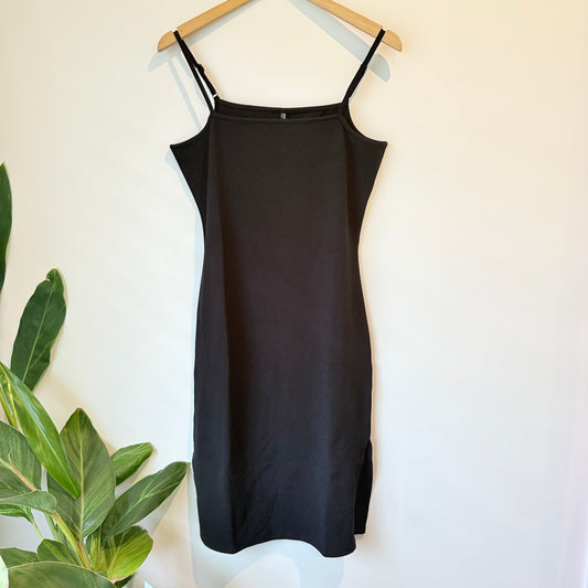 Tokyo Talkies Urban Cami Slip Dress in Black - Size L