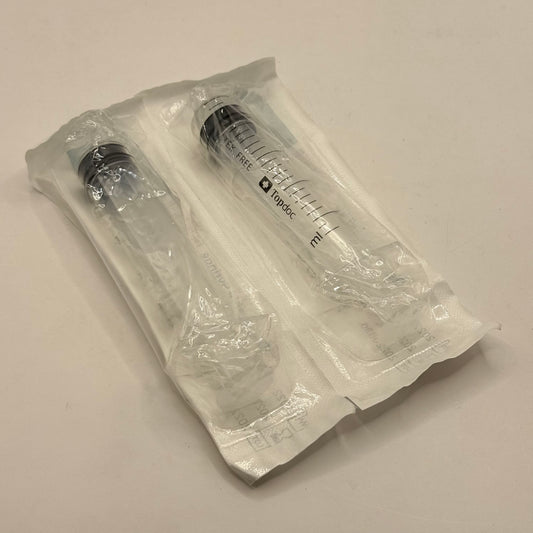 TopDoc 20ml Sterile Disposable Syringes - 2 Pack