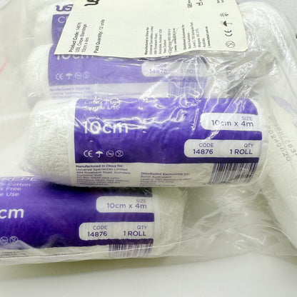USL Crepe Bandage – 10cm x 4m (Pack of 12)