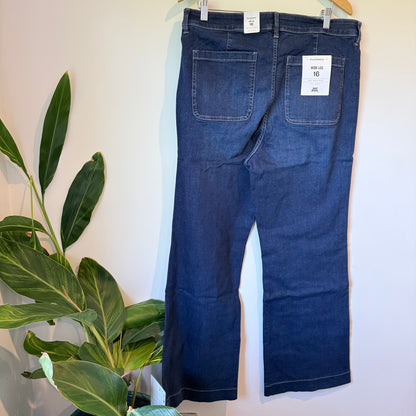 JUST JEANS Reformed Wide Leg Dark Sapphire – Size 16