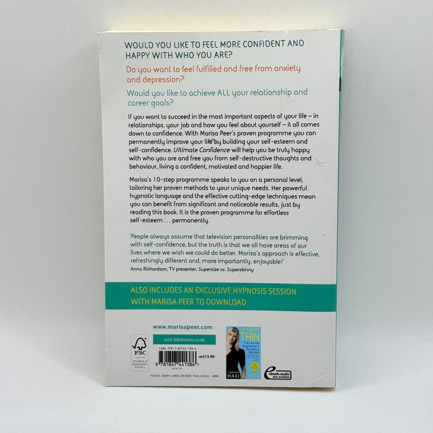 Ultimate Confidence: The Secrets To Feeling Great About Yourself Every Day by Marisa Peer