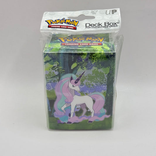 Ultra pro pokémon galarian ponyta deck box - card game accessories original photo - what’s new toys