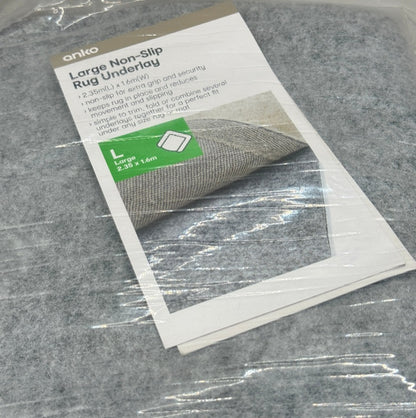 Anko Large Non-Slip Rug Underlay – 2.35m x 1.6m