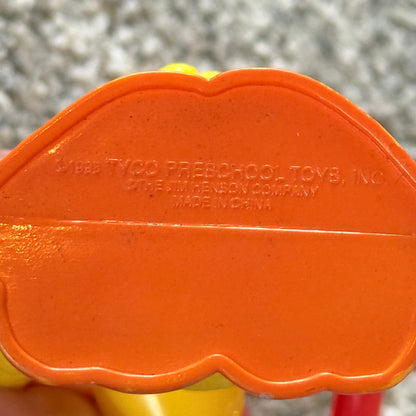 Vintage 1988 Tyco Big Bird Stop Sign Figure Sesame Street