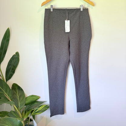 W. Lane Ponte Slim Leg Pants – Grey Marle (Size 10)