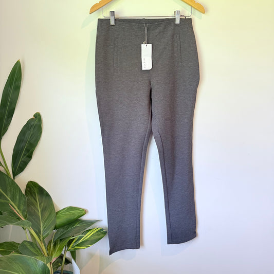W. Lane Ponte Slim Leg Pants – Grey Marle (Size 10)
