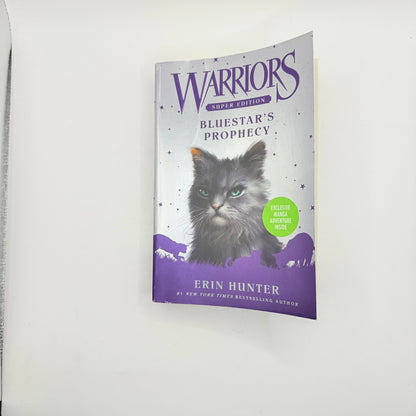 Warriors super edition: bluestar’s prophecy by erin hunter – hardcover adventure with bonus manga - print books printed