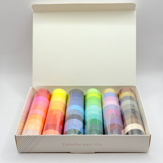 Washi Tape Rainbow 60-Roll Set