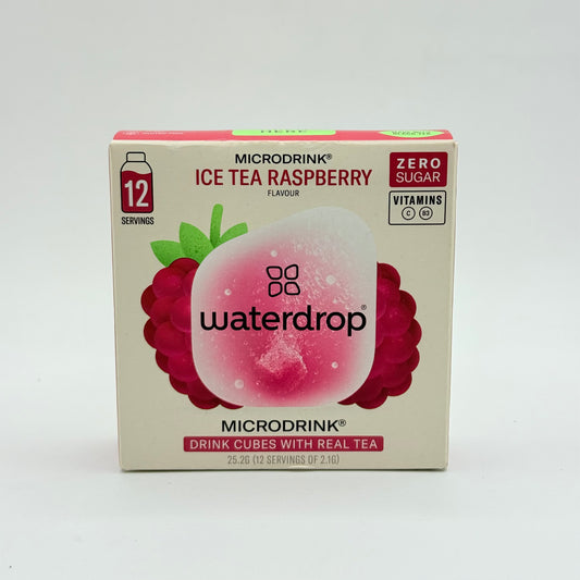 Waterdrop microdrink ice tea - 12 servings - ice tea raspberry - powdered beverage mixes health and wellness
