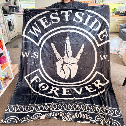 Westside Forever 200x230cm Lightweight Plush Blanket