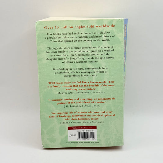 Wild Swans Three Daughters of China by Jung Chang