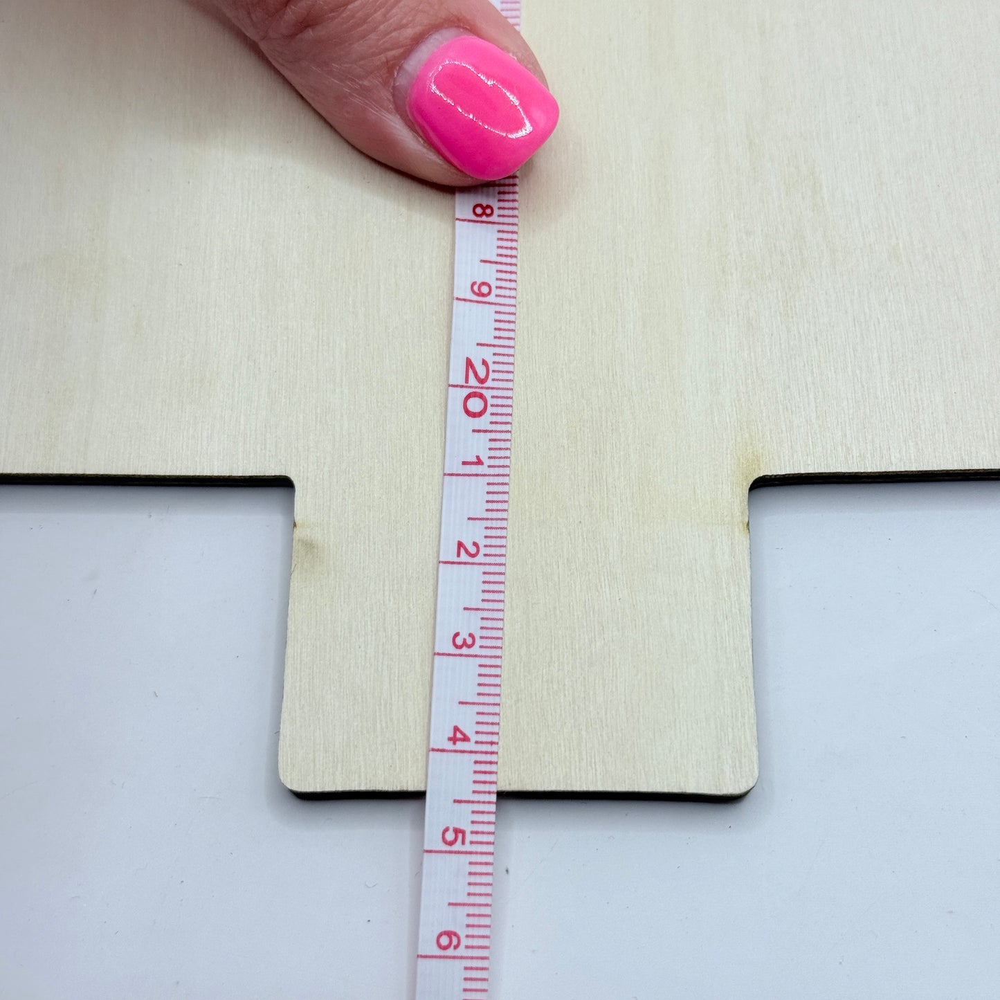 2D Wooden Christmas Tree Serving Platter & Craft Board