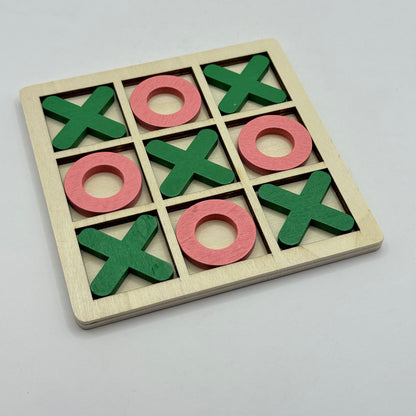 Wooden Tic Tac Toe Game