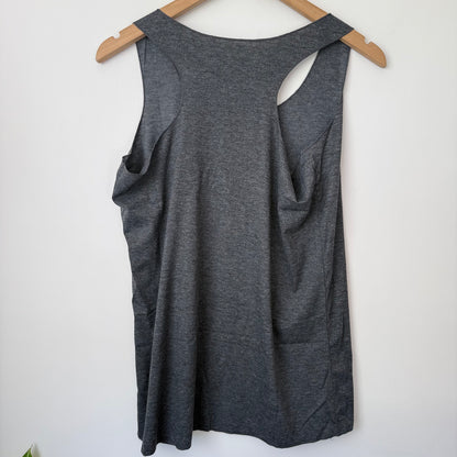 You Had Me At Day Drinking Tank Top Grey - Size Medium